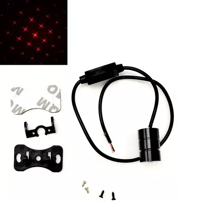 Red LED Rear Fog Light Tail Laser Brake Light Star Bling Warning Lamp C D B • $19