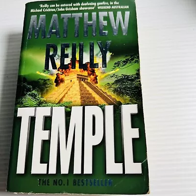 Temple By Matthew Reilly (Paperback 2000) • $20