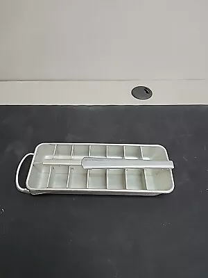 VIntage Unbranded Mini Cube Aluminum Metal Ice Cube Tray 14 Cubes • $17.50