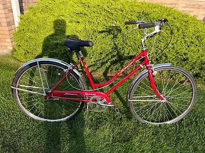 Vintage Schwinn Breeze Women's 3 Speed Red 1974 Sturmey Archer Excellent Shape • $250