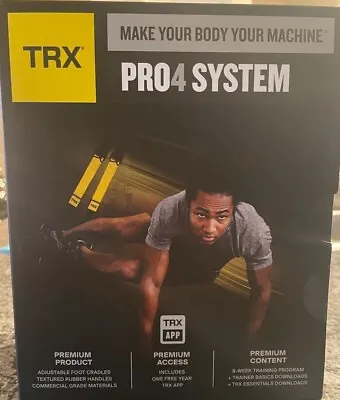 TRX Pro 4 Suspension Fitness Trainer System • $225