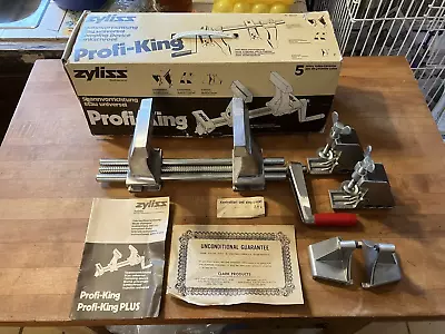 ZYLISS Bench Vise Clamping Original NOS 50101 Missing Plastic Jaws & Aux. Clamp • $65