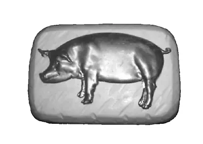 Pig Brick Mold Plaster Concrete Resin Plastic Animal Paver Mould 9  X 6  X 2  • $29.95