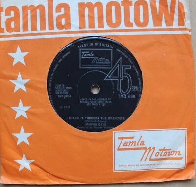 £1.59 • Buy Marvin Gaye - I Heard It Through The Grapevine  7  Single  Tmg 686 Plays Vg+