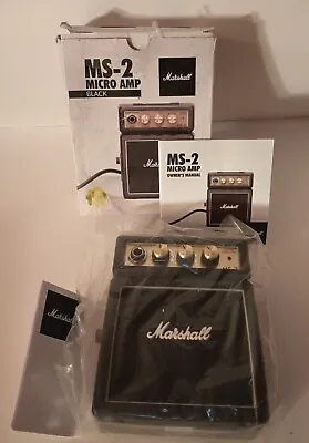 Marshall MS-2 Micro Standard Amp Guitar Clip On NIB  • $48.99