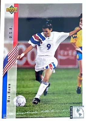 1994 Upper Deck World Cup Mia Hamm #268 • $20