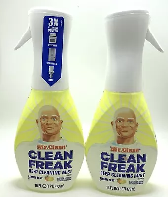 Mr. Clean Freak Multi Surface Deep Cleaning Mist Lemon Zest 16oz EA LOT OF 2 • $25.95