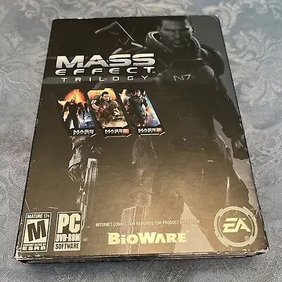 Rare Mass Effect Trilogy Bioware 6 Pc Computer Software Ea N7 Accessory Games • $15