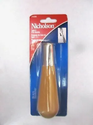$4.59 • Buy Nicholson Wooden File Handle Type E #21528N  Size 0 NEW