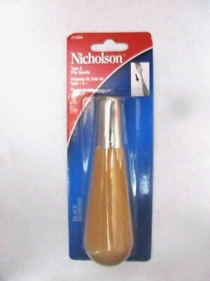 $4.59 • Buy Nicholson Wooden File Handle Type E #21528N  Size 0 NEW