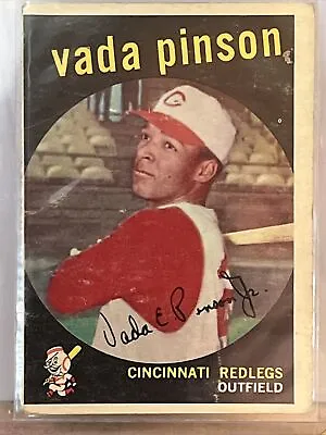 $1 • Buy 1959 Topps #448 Vada Pinson Cincinnati Reds