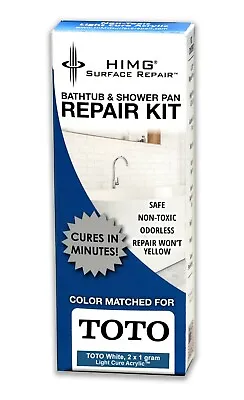 TOTO Bathtub Repair Kit Sink Repair Kit Porcelain Repair Kit Chip Repair WHITE • £34.70