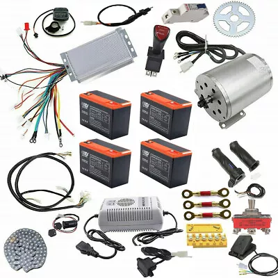 48V 1800W Brushless Electric Motor Kit Controller Throttle For Go Kart Scooter • $8.46