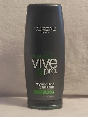 L'OREAL Vive Pro For Men Conditioner For Fine And Normal Hair 13 Fl Oz • $100