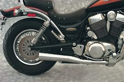 MAC Suzuki 1986-1998 Intruder 1400 Megaphone Chrome Slip-On Muffler Pipes * • $369.99