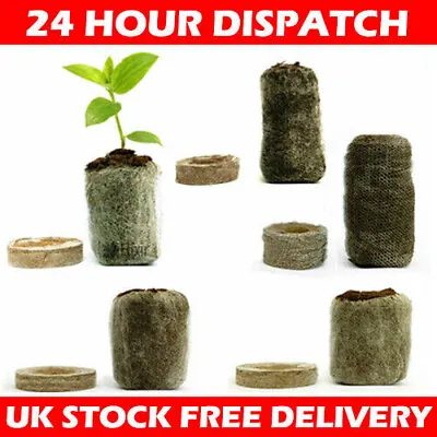 £10.99 • Buy Jiffy 7 Peat Pellets Seed Propagation Compost Plug Hydroponic Organic