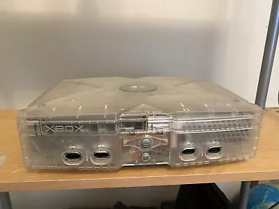 Microsoft Xbox Crystal Pack Translucent Console (working) Read Description • £65