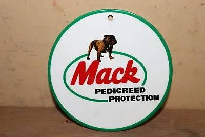 Mack Bulldog Trucks Semi Farm Gas Oil Porcelain Like 4  Steel Metal Magnet Sign • $24.95
