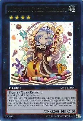 Madolche Queen Tiaramisu - ABYR-EN048 - Ultra Rare 1st Edition PL Abyss • $4.04