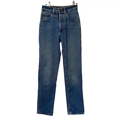 Vintage RM Williams 26  Jeans Straight Leg 100% Cotton Blue Wash High Rise • $25