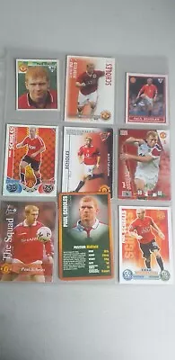 Paul Scholes Manchester United Football Card Sticker Lot • £1.50