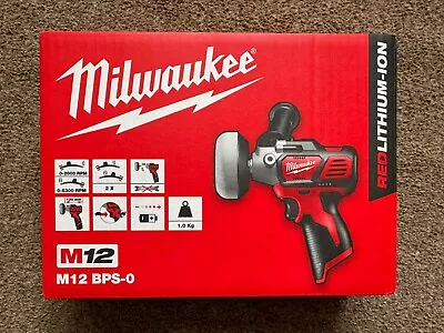 Milwaukee M12BPS-0 12V Compact Sander Polisher Body Only • £89.99