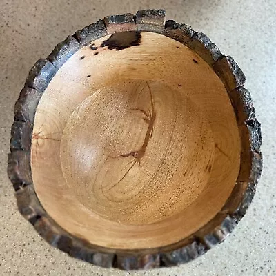 Thirstystone 6  Mango Wood Bark Edge Bowls • $25