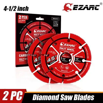 EZARC 4 1/2 Cut Off Wheels Angle Grinder Carbide Cutting Disc For Wood Laminate • $19.39