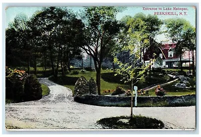 1910 Entrance To Lake Mahopac Dirt Road Peekskill New York NY Antique Postcard • $9.98
