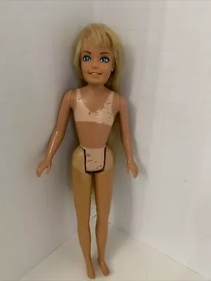 Vintage 1967 Barbie Skipper Tan Linees Blonde Doll Mattel Philippines Malibu • $9.49