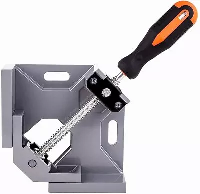 Woodworking Swing Jaw  Adjustable Frame Vise 90 Degree Threaded DIY Corner Clamp • $14.95