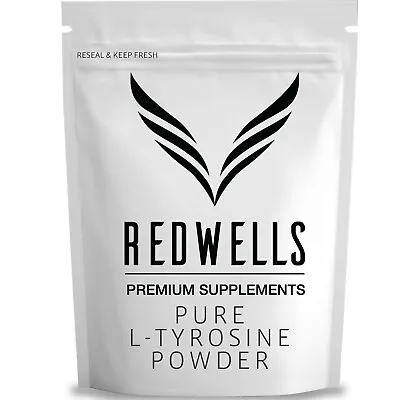 Tyrosine Powder REDWELLS Premium Quality No Additives GMO Free Vegan With Scoop • £13.95