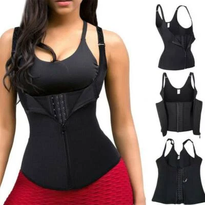 $39.99 • Buy AU Gym Waist Trainer Sauna Sweat Vest Tummy Control Girdle Slimming Body Shaper