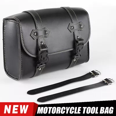 Universal Waterproof Motorcycle Rear Seat Bag Tool Tail Bag Luggage Saddle Bag • $33.23