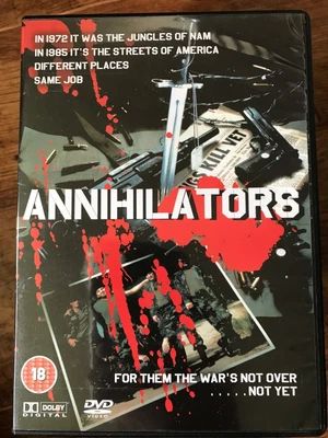 £8 • Buy Annihilators DVD 1985 Vietnam Veteran Vigilante Exploitation Film Movie