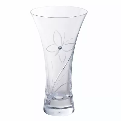 Dartington Crystal Glitz Butterfly Spray Vase - 18 Cm • £37.50