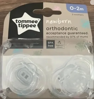 Tommee Tippee Orthodontic New Born 0-2m Dummies • £15.99