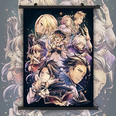 Octopath Traveler HD Canvas Print Wall Poster Scroll Room Decor • $55.87