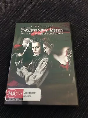 Sweeney Todd - The Demon Barber Of Fleet Street : Johnny Depp - DVD - L43 • $5.75