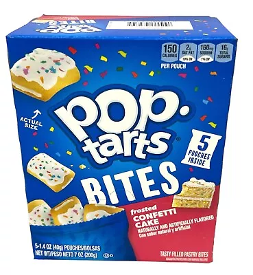 £6.56 • Buy Kellogg's Frosted Confetti Cake Pop Tarts Bites 7 Oz