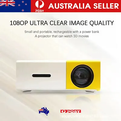 Portable Home Video Projector Micro Home Theater Video With Remote Control • $45.16