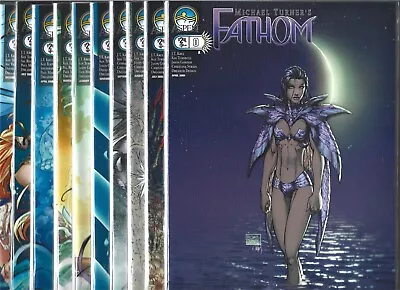 Michael Turner's Fathom 2005 Series Near Set Lot Of 10 #0 1 2 3 4 5 7 8 9 11 Nm- • $26.89