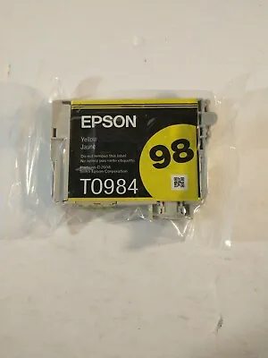 EPSON 98 Yellow Ink Jet Cartridge T0984 Artisan 700 710 725 730 800 810 835 387 • $7.85