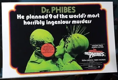 Dr Phibes Art Print Classic Drive In Horror Vincent Price • $10