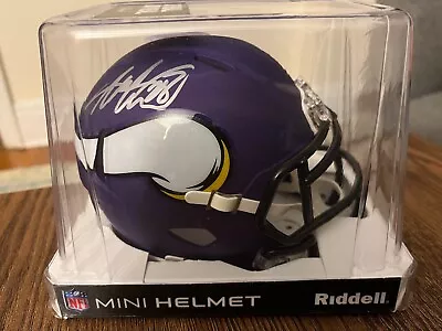 Adrian Peterson Vikings Authentic Autographed/Signed Mini Helmet Beckett COA • $139.99