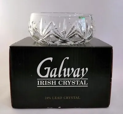 Vintage Galway Irish Crystal  Kylemore  24% Lead Crystal 8  Salad Bowl • $45
