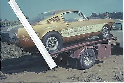 1960s NHRA Drag Racing-Dick Brannan-1965 427 SOHC A/FX Ford Mustang- Goldfinger  • $4.28