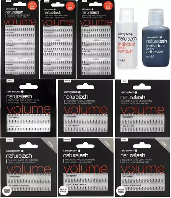 SALON SYSTEM Naturalash Volume Individual Lashes & Essentials **Select Option** • £5.45