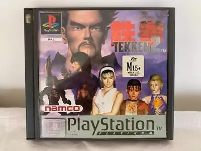 Playstation Platinum Tekken 2 Disc Game • $29