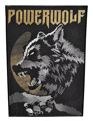 Powerwolf Embroidered Back Patch | German Power Heavy Metal Music Band Logo • $19.99